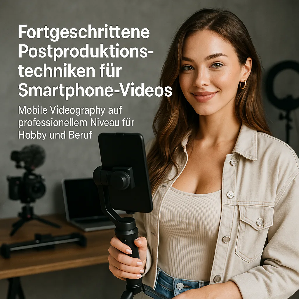 Mehr über den Artikel erfahren Fortgeschrittene Postproduktionstechniken für Smartphone Videos. Mobile Videography auf professionellem Niveau für Hobby und Beruf inkl. 17 Punkte Checkliste