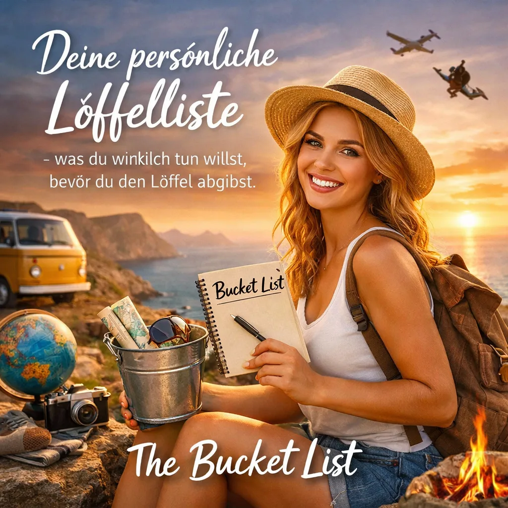 Deine persönliche Löffelliste – was du wirklich tun willst, bevor du den Löffel abgibst. The Bucket List