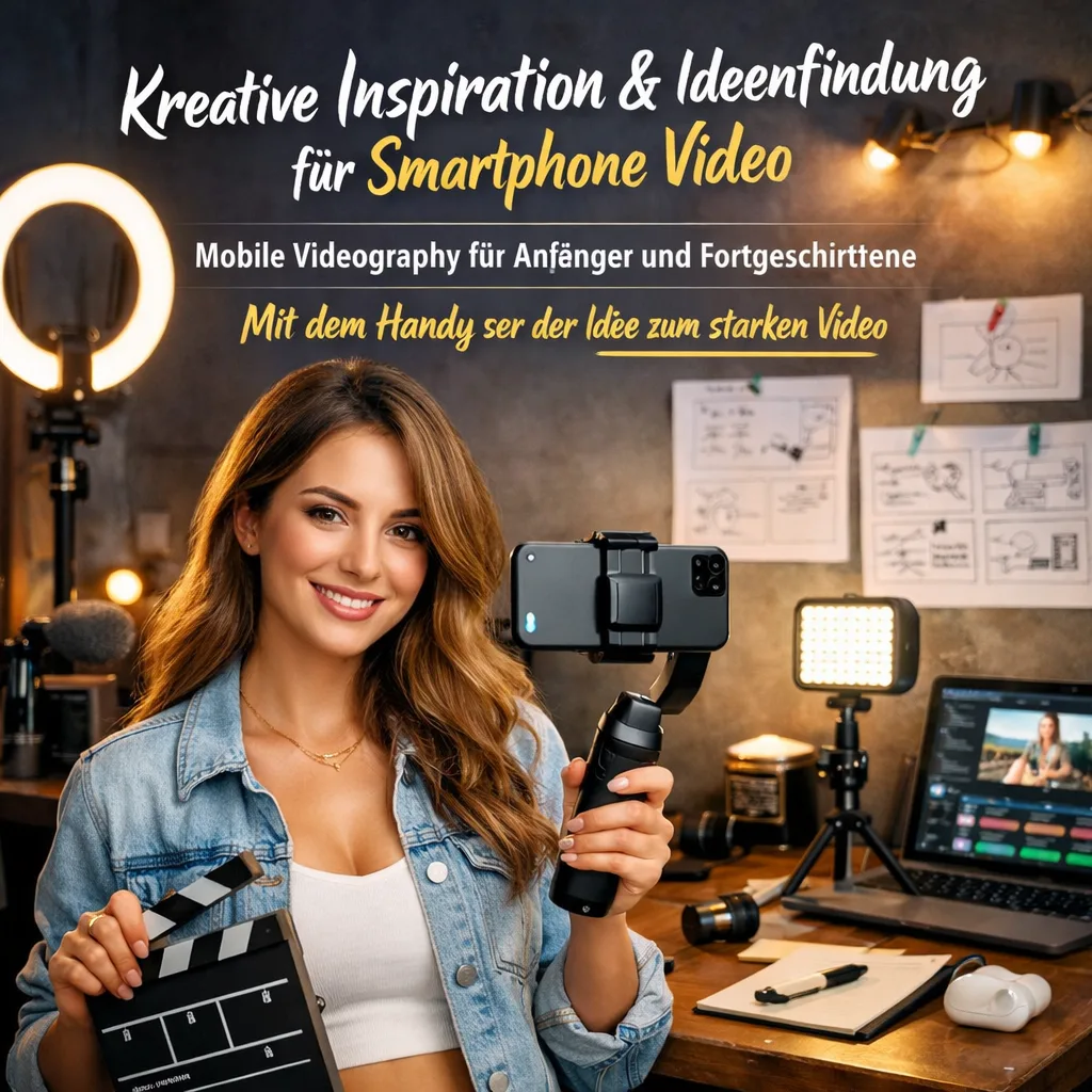 Kreative Inspiration und Ideenfindung für Smartphone Video. Mobile Videography für Anfänger und Fortgeschrittene – mit dem Handy von der Idee zum starken Video.