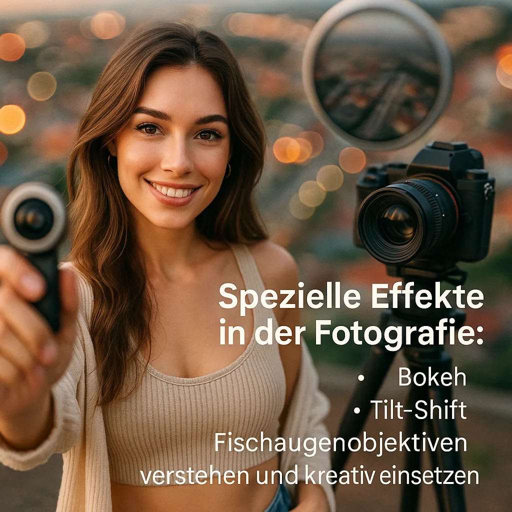 Mehr über den Artikel erfahren Spezielle Effekte in der Fotografie: Bokeh, Tilt-Shift und Fischaugenobjektive verstehen und kreativ einsetzen inkl. 37 Tipps & Tricks