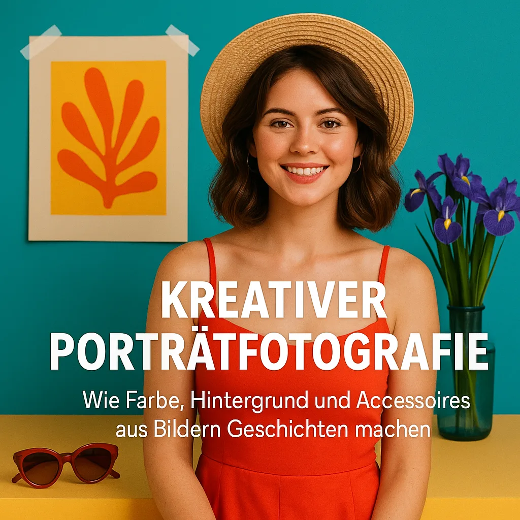Mehr über den Artikel erfahren Kreative Porträtfotografie: Wie Farbe, Hintergrund und Accessoires aus Bildern Geschichten machen inkl. 21 Tipps & Tricks