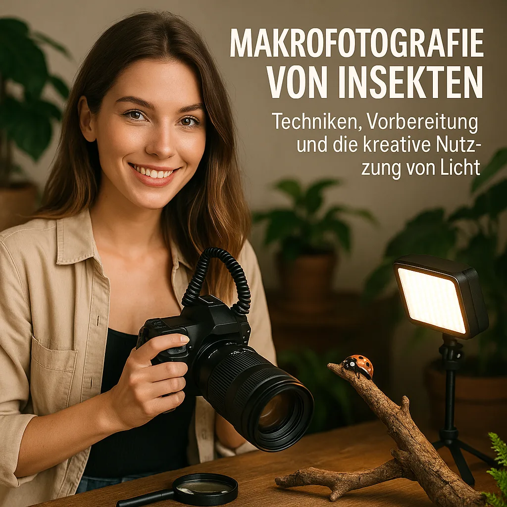 Makrofotografie von Insekten – Techniken, Vorbereitung und die kreative Nutzung von Licht