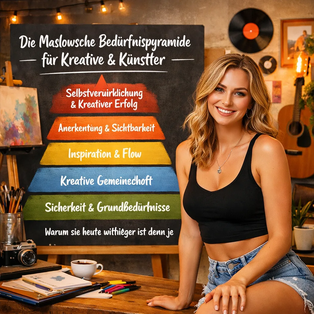 Mehr über den Artikel erfahren Die Maslowsche Bedürfnispyramide für Kreative und Künstler – warum sie heute wichtiger ist denn je
