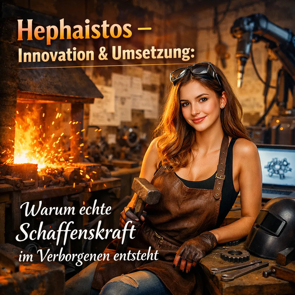 Mehr über den Artikel erfahren Hephaistos – Innovation & Umsetzung: Warum echte Schaffenskraft im Verborgenen entsteht