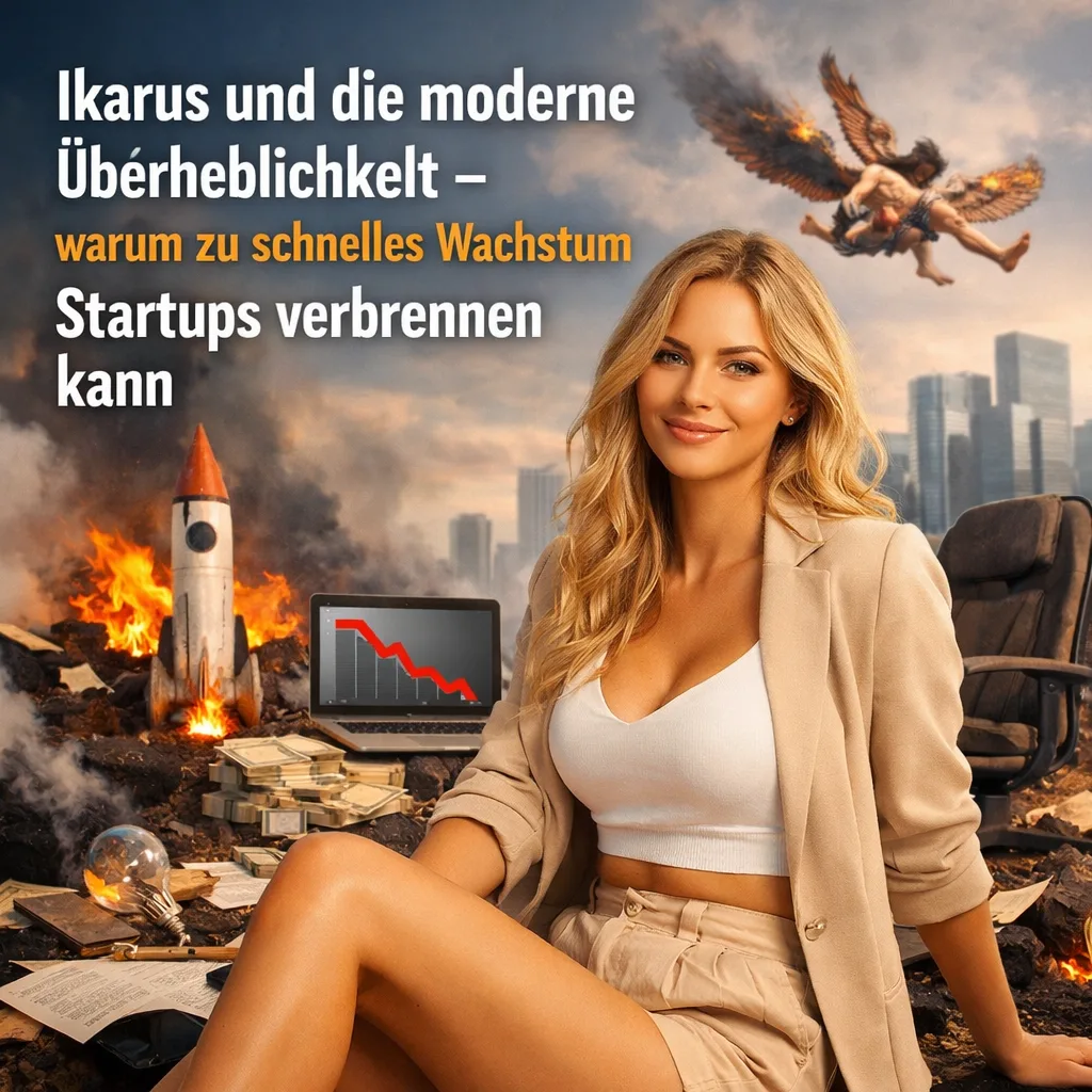 Ikarus und die moderne Überheblichkeit – warum zu schnelles Wachstum Startups verbrennen kann