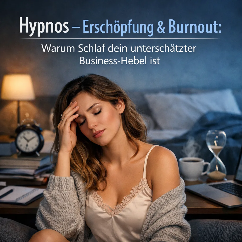 Mehr über den Artikel erfahren Hypnos – Erschöpfung & Burnout: Warum Schlaf dein unterschätzter Business-Hebel ist