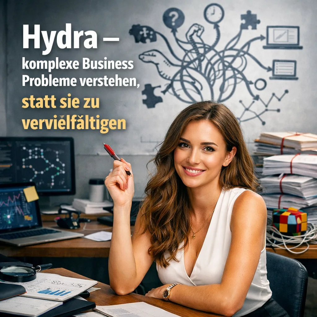 Mehr über den Artikel erfahren Hydra – komplexe Probleme verstehen, statt sie zu vervielfältigen inkl. 37 Tipps und Tricks