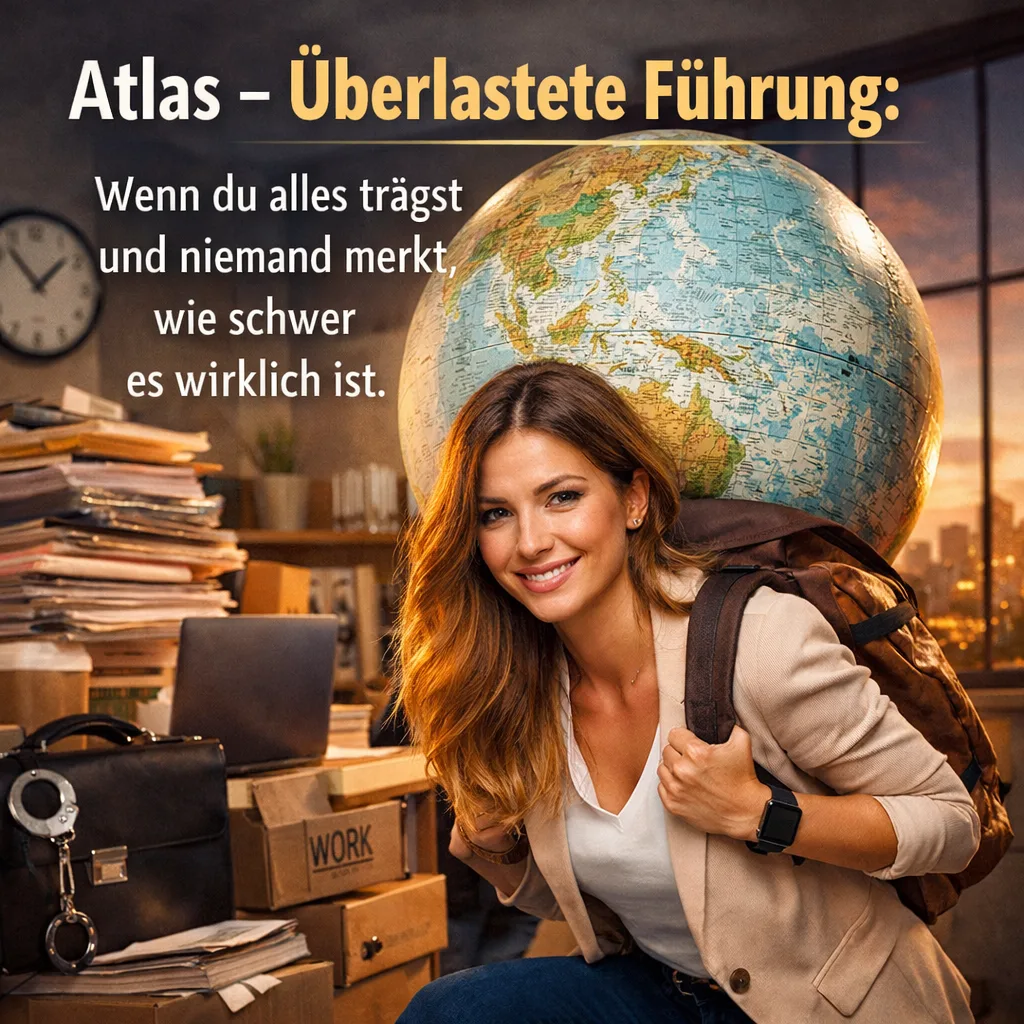 Mehr über den Artikel erfahren Atlas – Überlastete Führung: Wenn du alles trägst und niemand merkt, wie schwer es wirklich ist