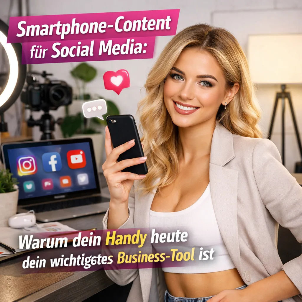 Smartphone Content für Social Media: Warum dein Handy heute dein wichtigstes Business-Tool ist