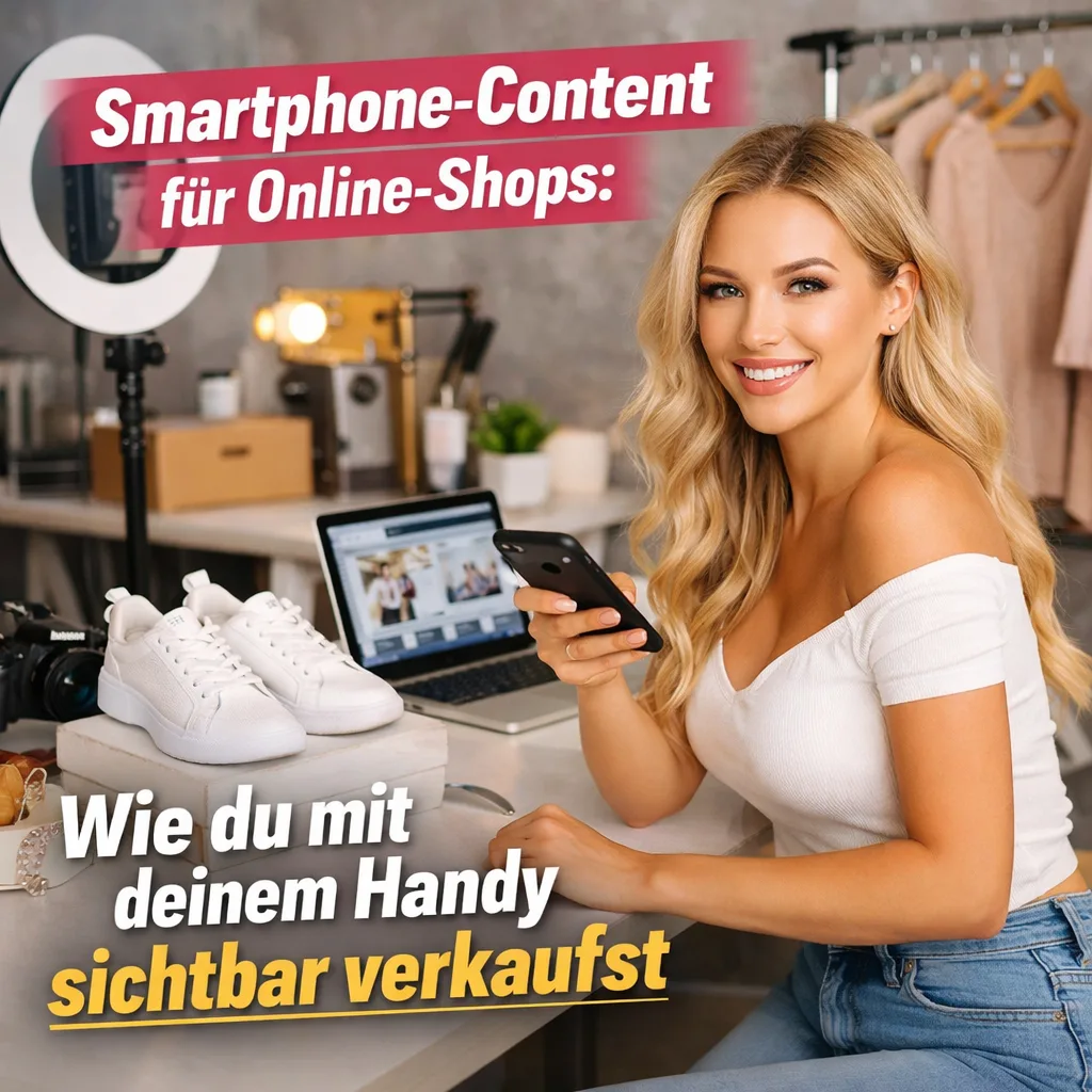 Smartphone-Content für Online-Shops: Wie du mit deinem Handy sichtbar verkaufst