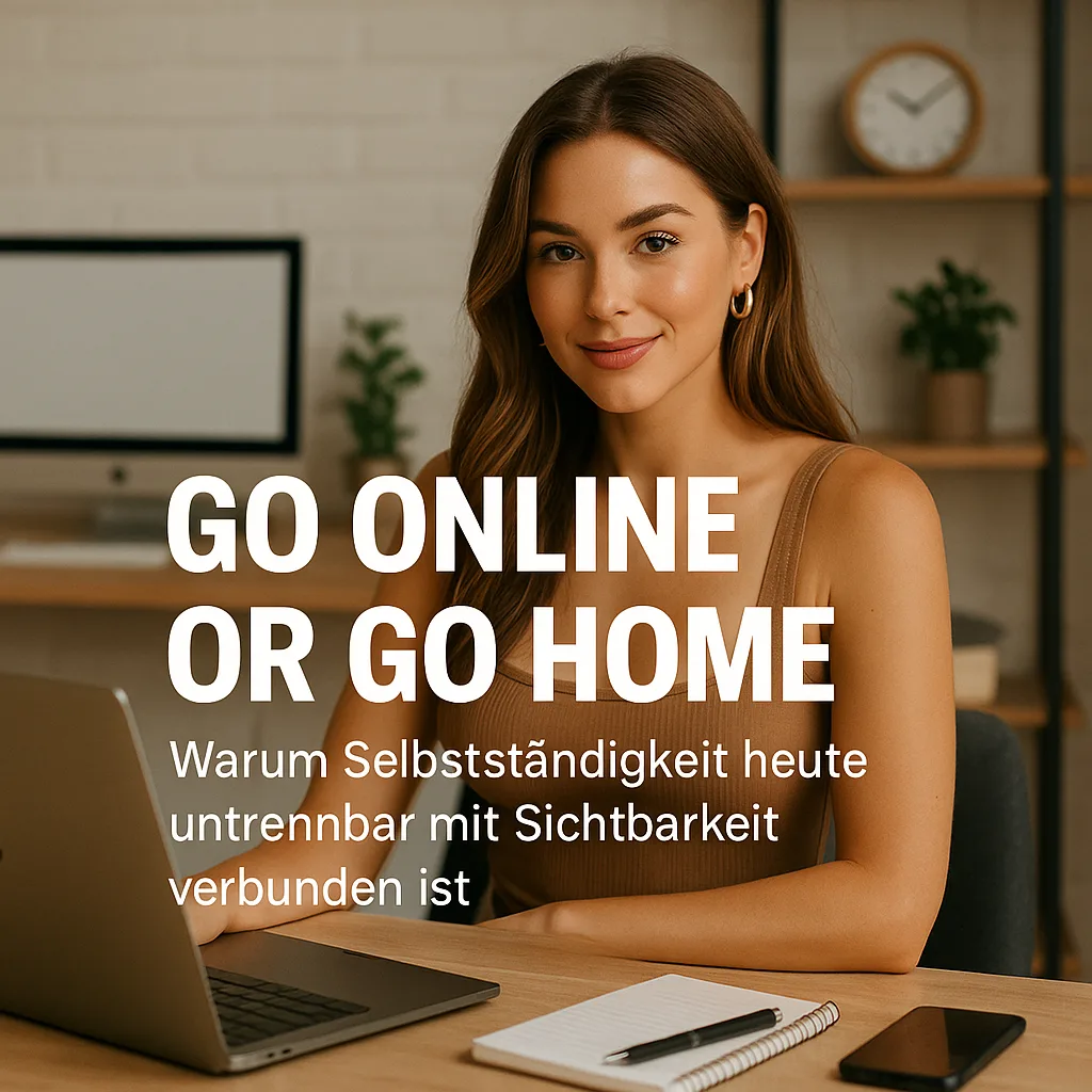Mehr über den Artikel erfahren Go Online or Go Home – Warum Selbstständigkeit heute untrennbar mit Sichtbarkeit verbunden ist