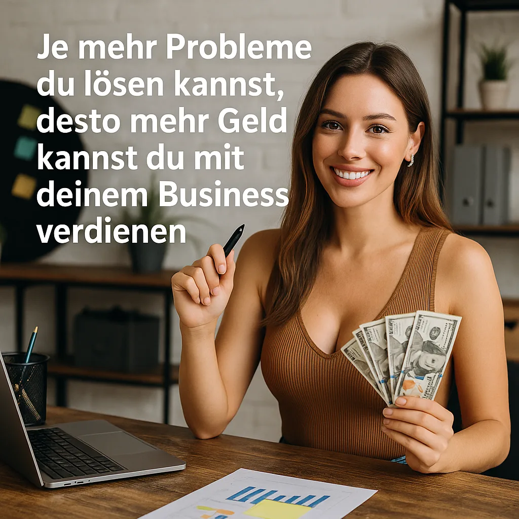 Du betrachtest gerade Je mehr Probleme du lösen kannst, desto mehr Geld kannst du mit deinem Business verdienen