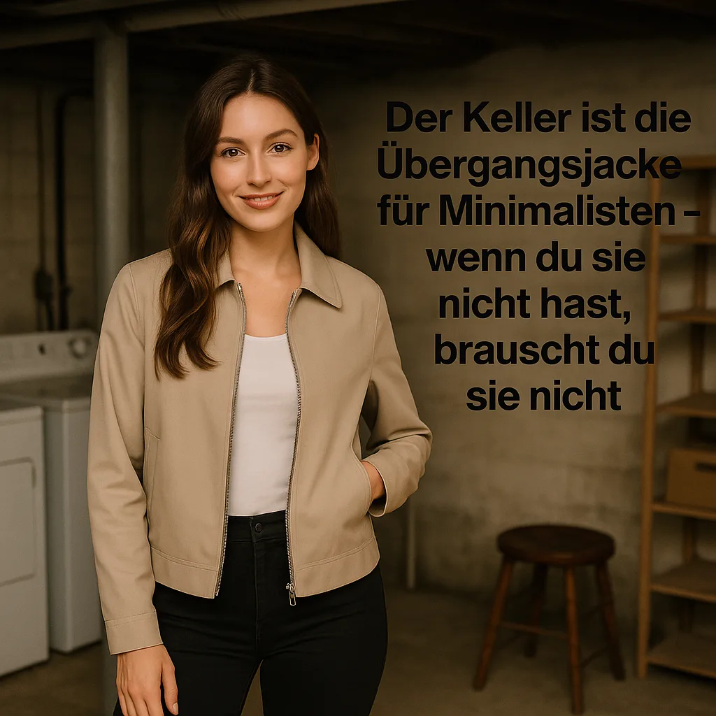 Mehr über den Artikel erfahren Der Keller ist die Übergangsjacke für Minimalisten – wenn du sie nicht hast, brauchst du sie nicht
