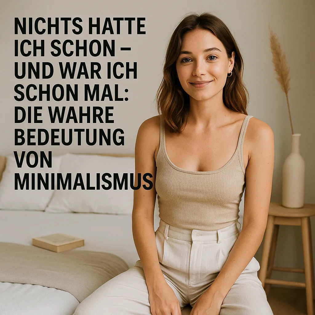 Mehr über den Artikel erfahren Nichts hatte ich schon – und war ich schon mal: Die wahre Bedeutung von Minimalismus