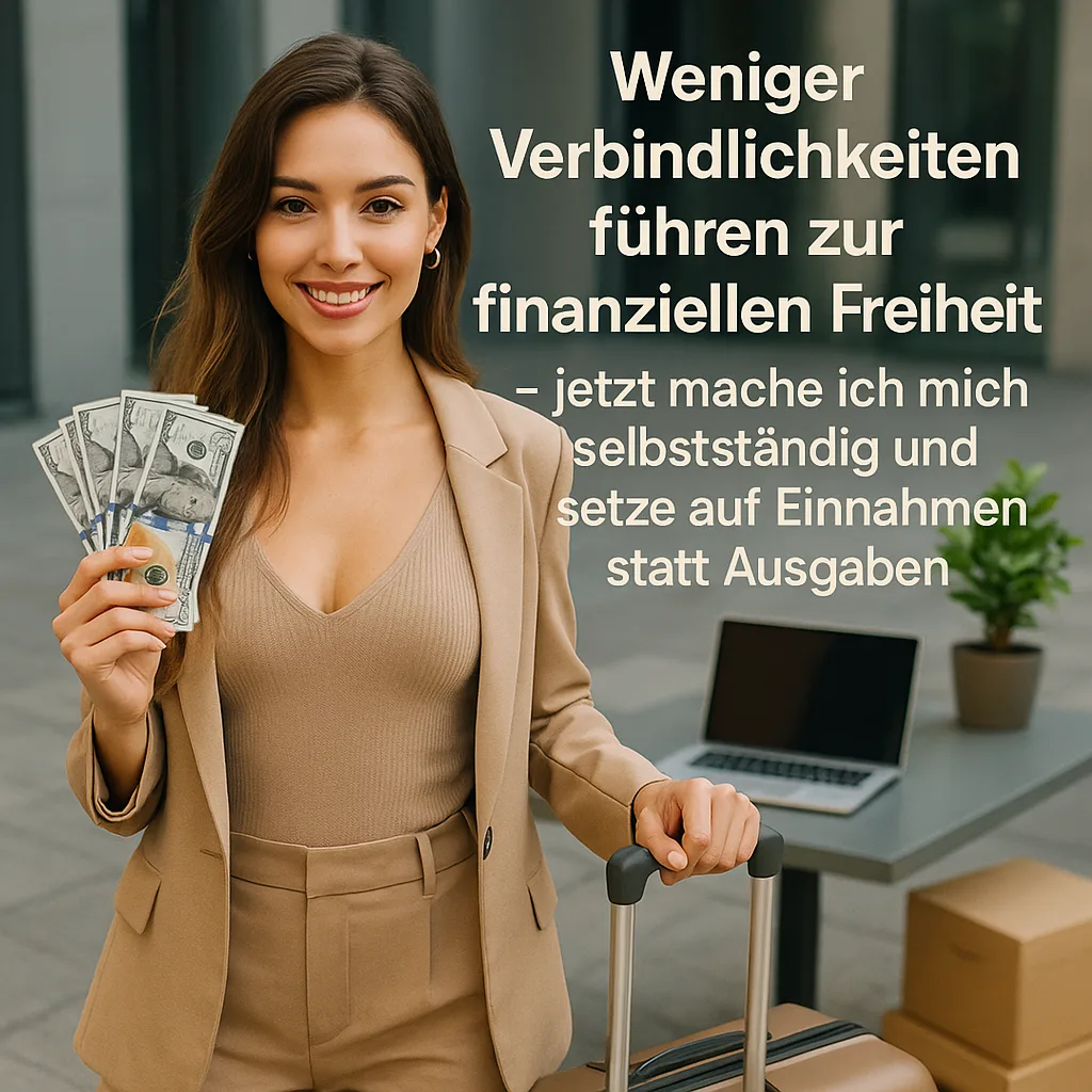 Mehr über den Artikel erfahren Weniger Verbindlichkeiten führen zur finanziellen Freiheit – jetzt mache ich mich selbstständig und setze auf Einnahmen statt Ausgaben inkl. 37 praxisnahe Tipps und Tricks