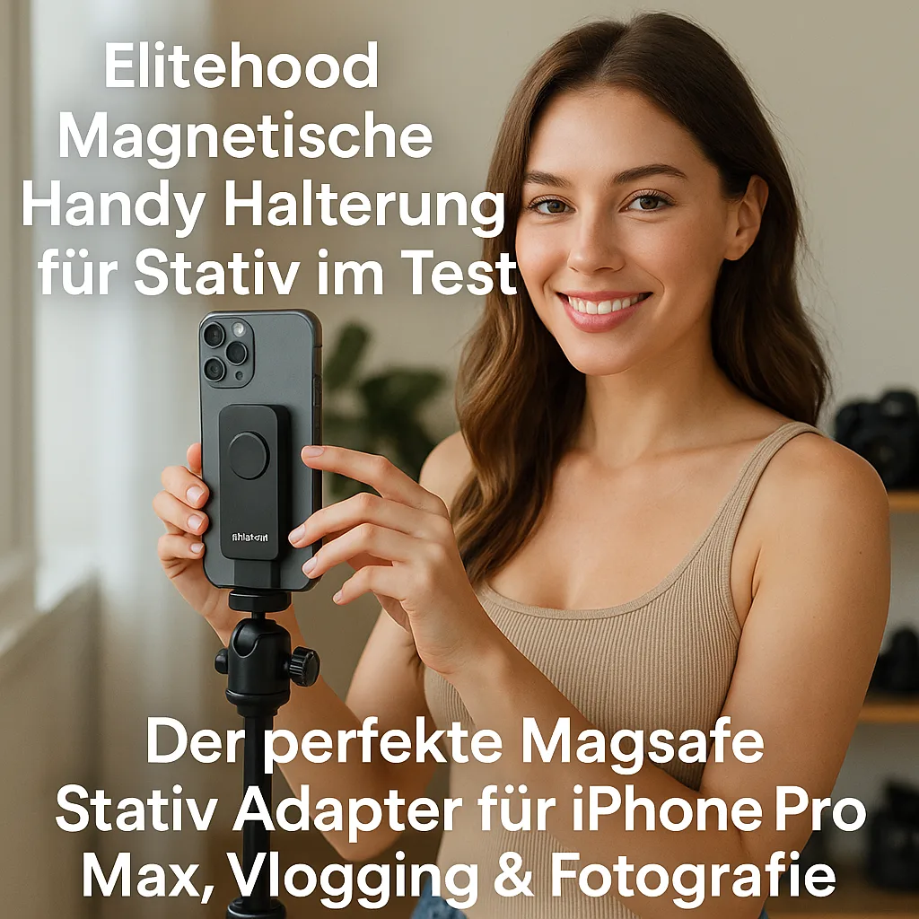 Elitehood Magnetische Handy Halterung für Stativ im Test – Der perfekte Magsafe Stativ Adapter für iPhone Pro Max, Vlogging & Fotografie