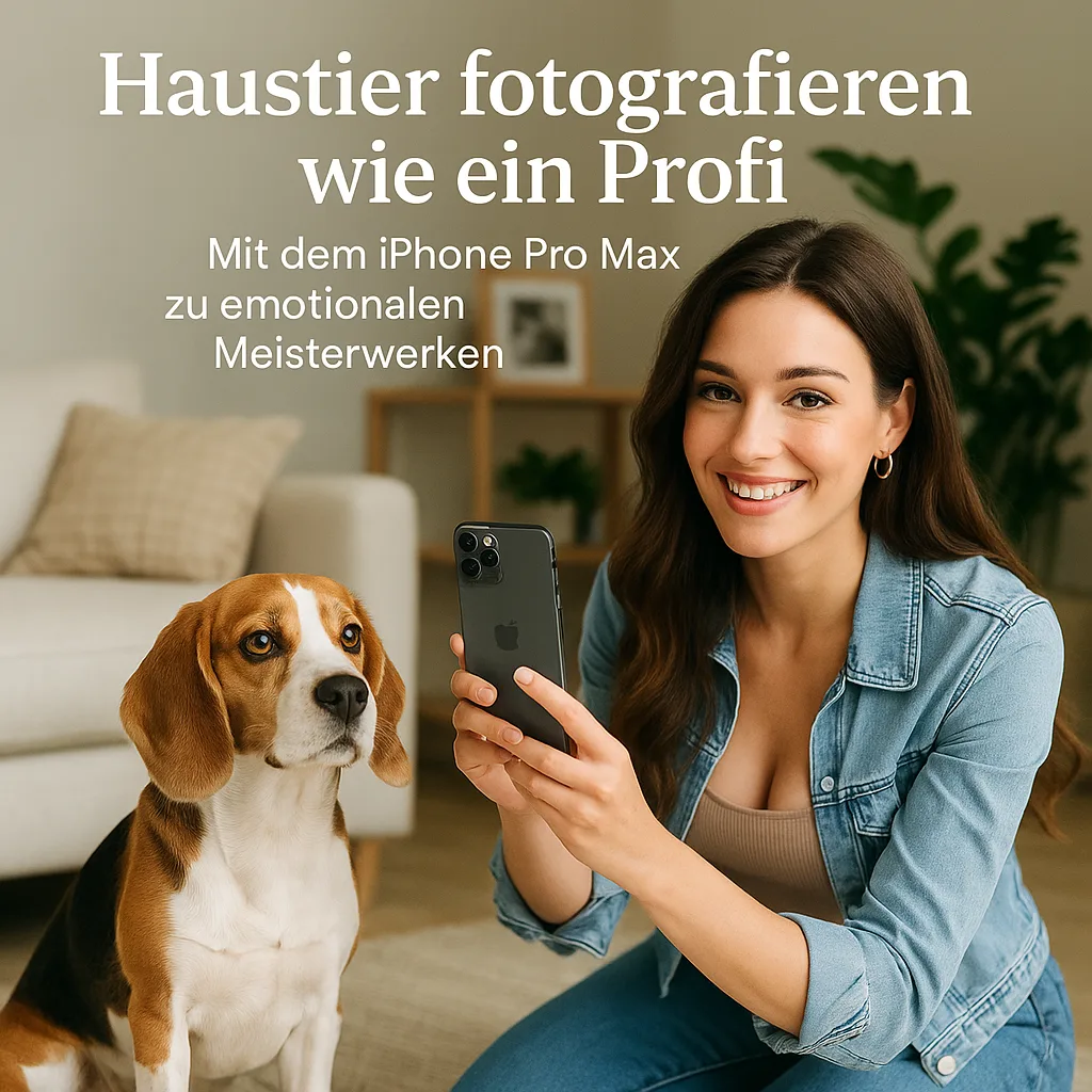 Mehr über den Artikel erfahren Haustier fotografieren wie ein Profi. Mit dem iPhone Pro Max zu emotionale Meisterwerken