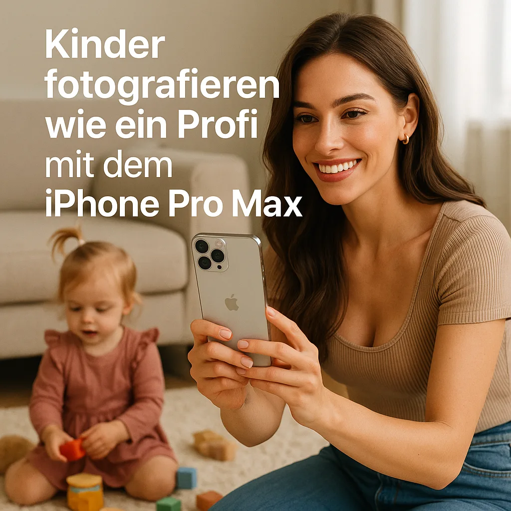 Kinder fotografieren wie ein Profi mit dem iPhone Pro Max