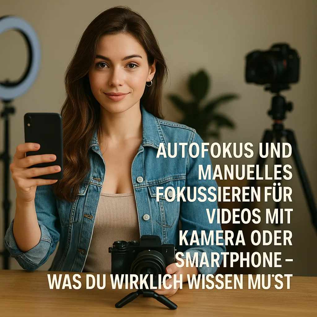 Mehr über den Artikel erfahren Autofokus und manuelles Fokussieren für Videos mit Kamera oder Smartphone – was du wirklich wissen musst