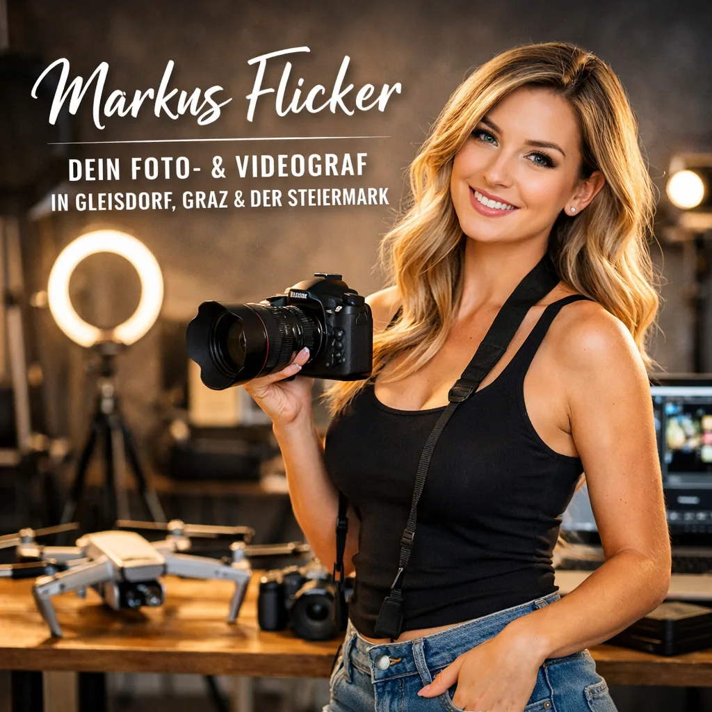Mehr über den Artikel erfahren Markus Flicker – Dein Foto- & Videograf in Gleisdorf, Graz & der Steiermark. Weg von 0815 Fotos und Videos