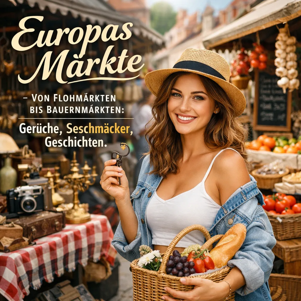 Europas Märkte – Von Flohmärkten bis Bauernmärkten: Gerüche, Geschmäcker, Geschichten.