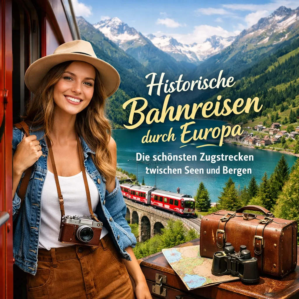 Mehr über den Artikel erfahren Historische Bahnreisen durch Europa – Die schönsten Zugstrecken zwischen Seen und Bergen