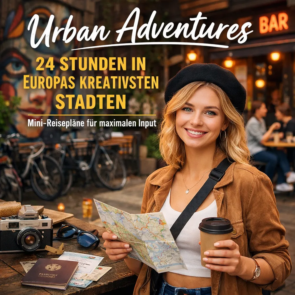 Urban Adventures: 24 Stunden in Europa’s kreativsten Städten – Mini-Reisepläne für maximalen Input.