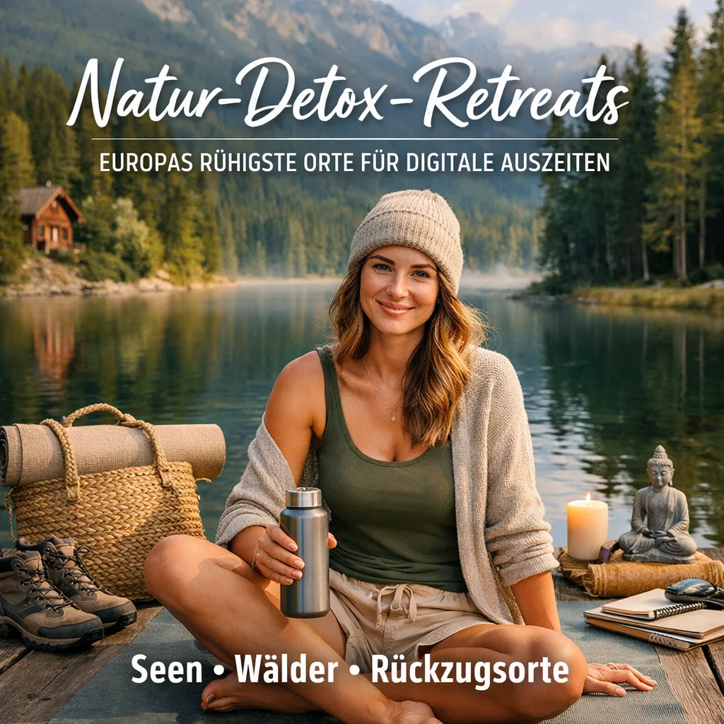 Mehr über den Artikel erfahren Natur Detox Retreats: Europas ruhigste Orte für digitale Auszeiten – Seen, Wälder, Rückzugsorte.