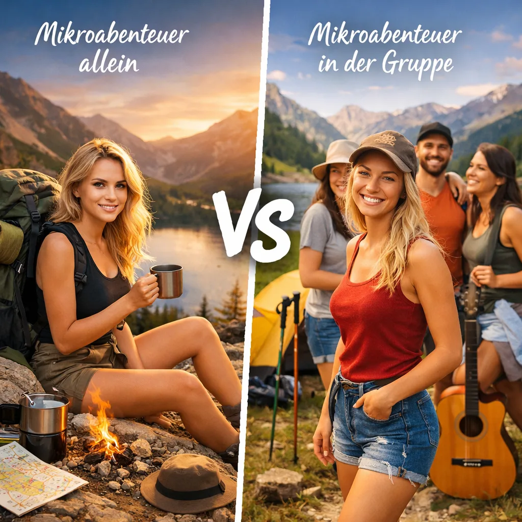 Mehr über den Artikel erfahren Mikroabenteuer allein vs. Mikroabenteuer in der Gruppe inkl. 17 Punkte Checkliste