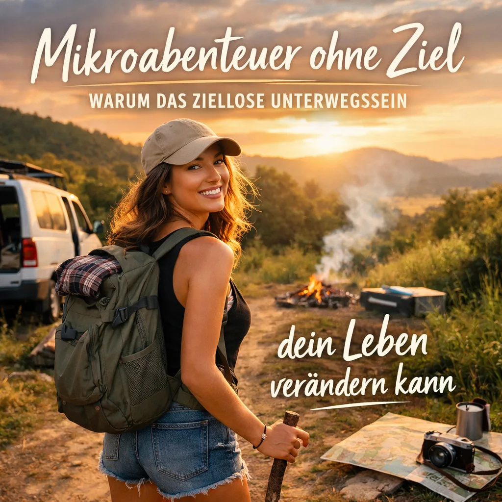 Mehr über den Artikel erfahren Mikroabenteuer ohne Ziel – warum das ziellose Unterwegssein dein Leben verändern kann