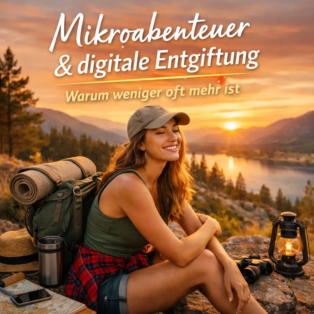 Mehr über den Artikel erfahren Mikroabenteuer und digitale Entgiftung – warum weniger oft mehr ist