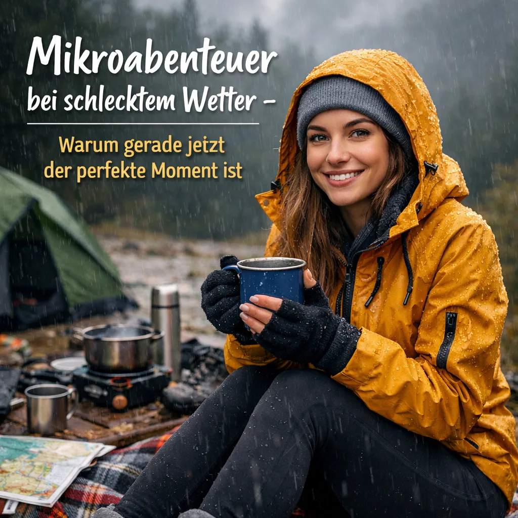 Mehr über den Artikel erfahren Mikroabenteuer bei schlechtem Wetter – warum gerade jetzt der perfekte Moment ist