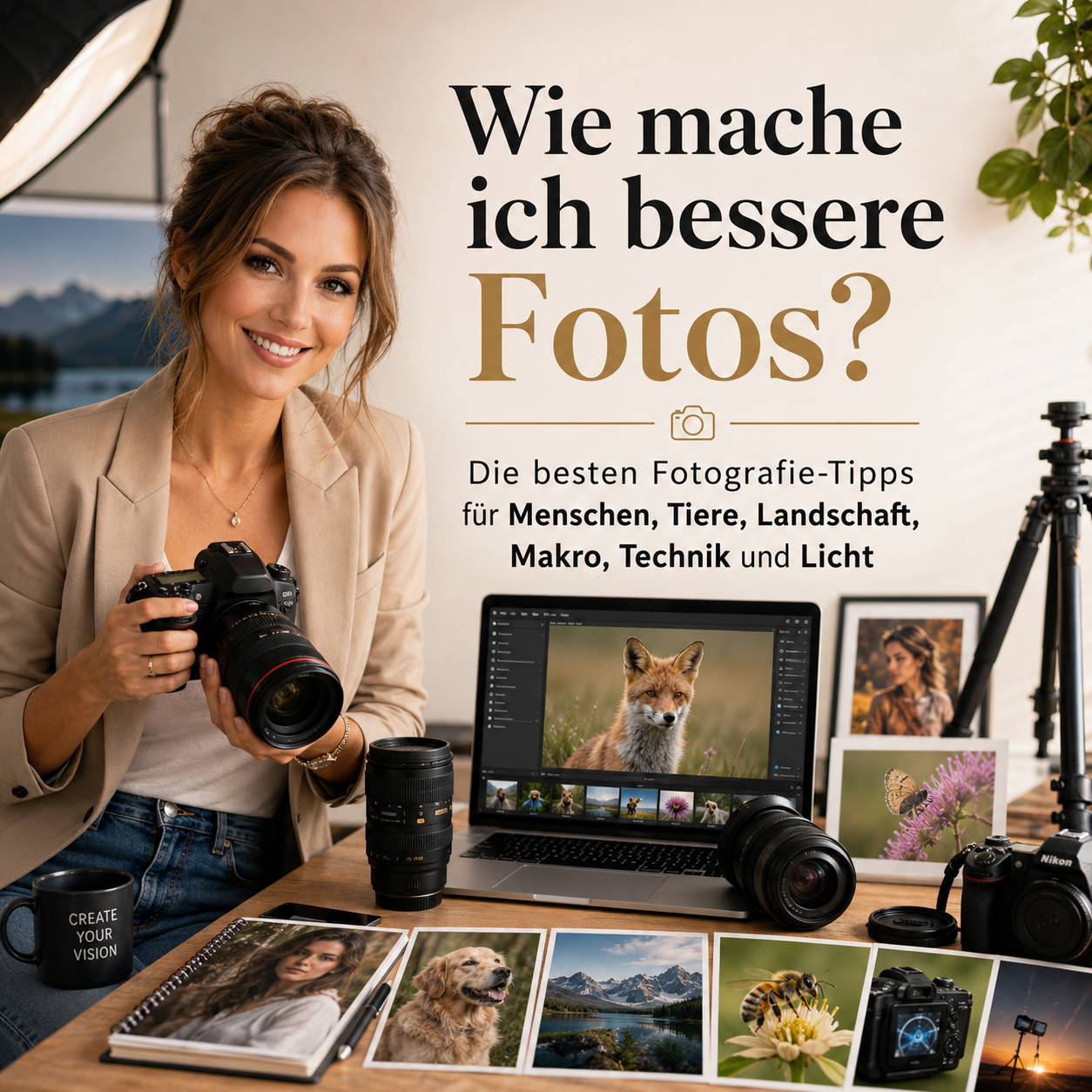Wie mache ich bessere Fotos? Die besten Fotografie-Tipps für Menschen, Tiere, Landschaft, Makro, Technik und Licht