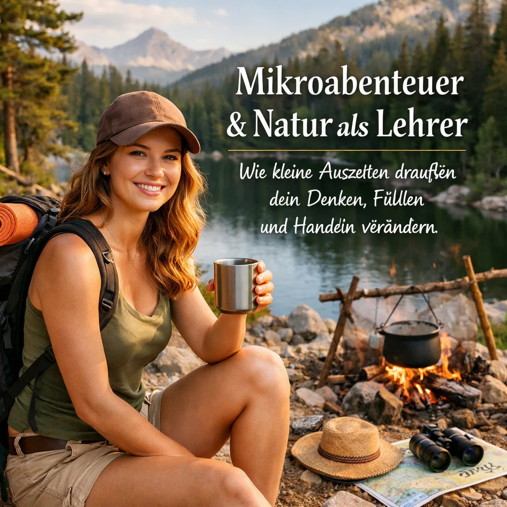 Mikroabenteuer und Natur als Lehrer. Wie kleine Auszeiten draußen dein Denken, Fühlen und Handeln verändern.