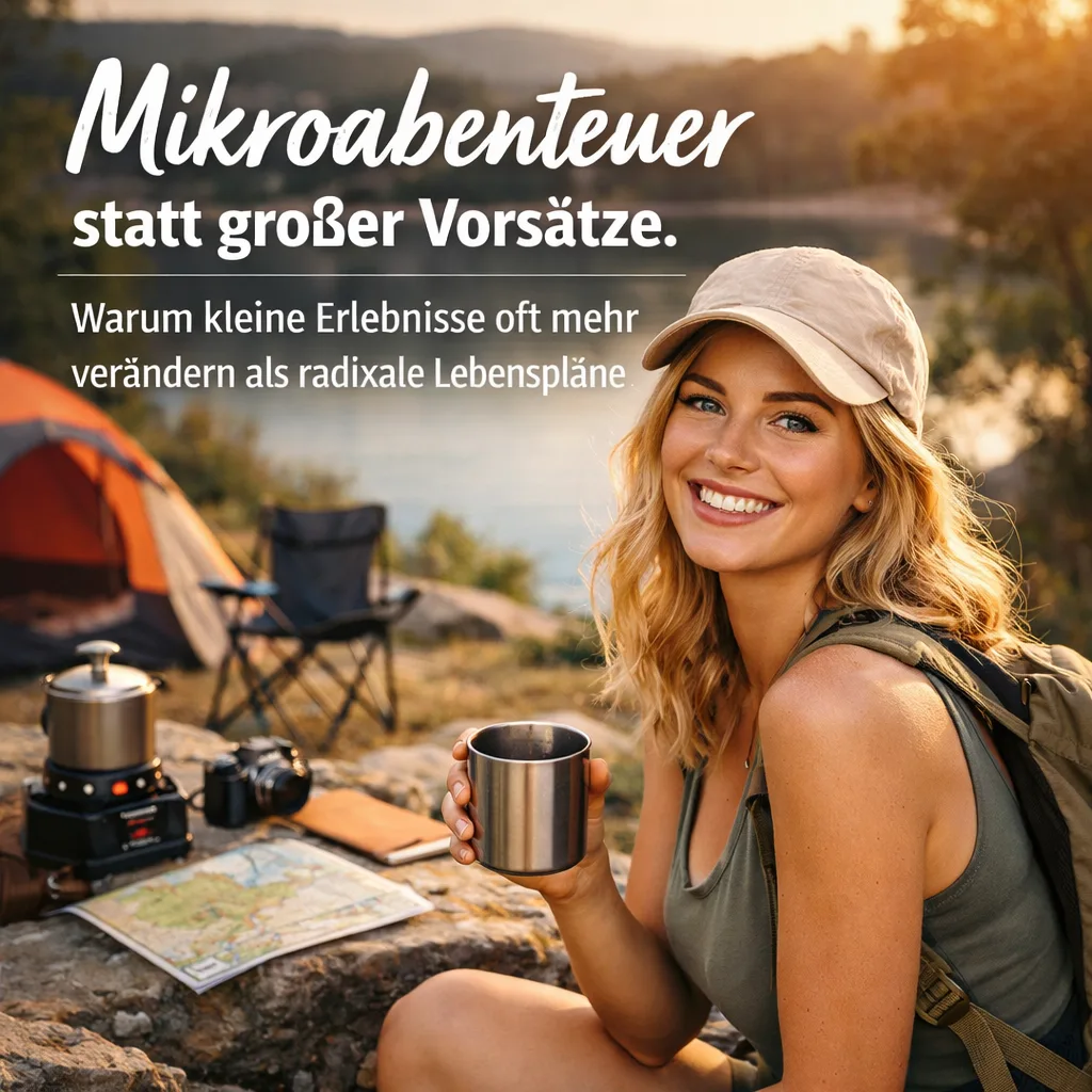 Mikroabenteuer statt großer Vorsätze. Warum kleine Erlebnisse oft mehr verändern als radikale Lebenspläne.