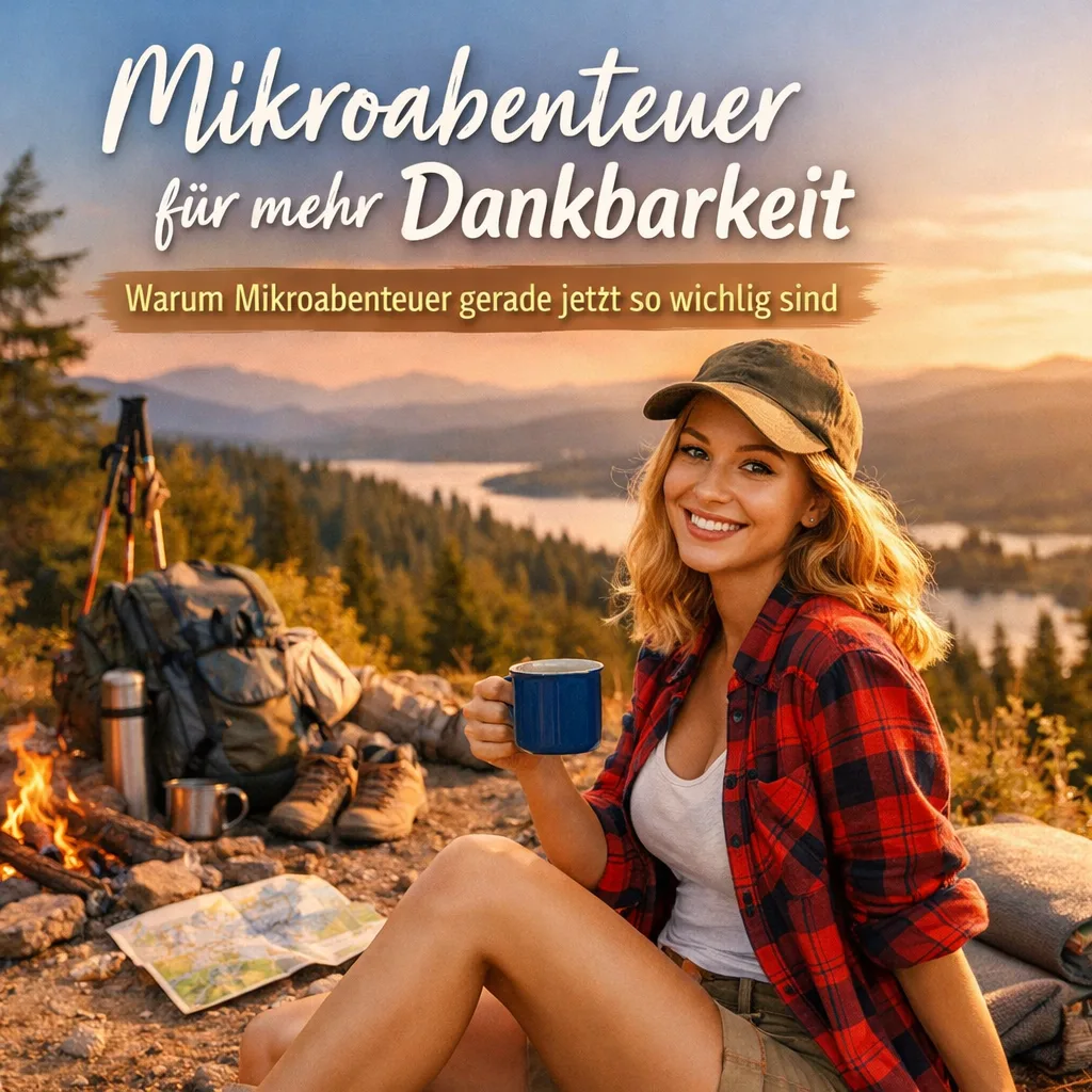 Mehr über den Artikel erfahren Mikroabenteuer für mehr Dankbarkeit. Warum Mikroabenteuer gerade jetzt so wichtig sind