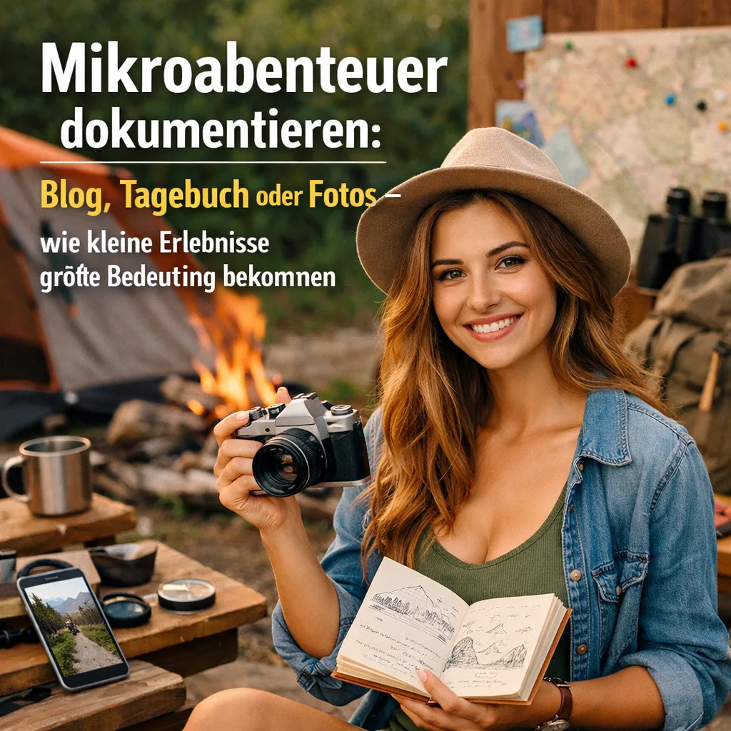 Mikroabenteuer dokumentieren: Blog, Tagebuch oder Fotos – wie kleine Erlebnisse große Bedeutung bekommen