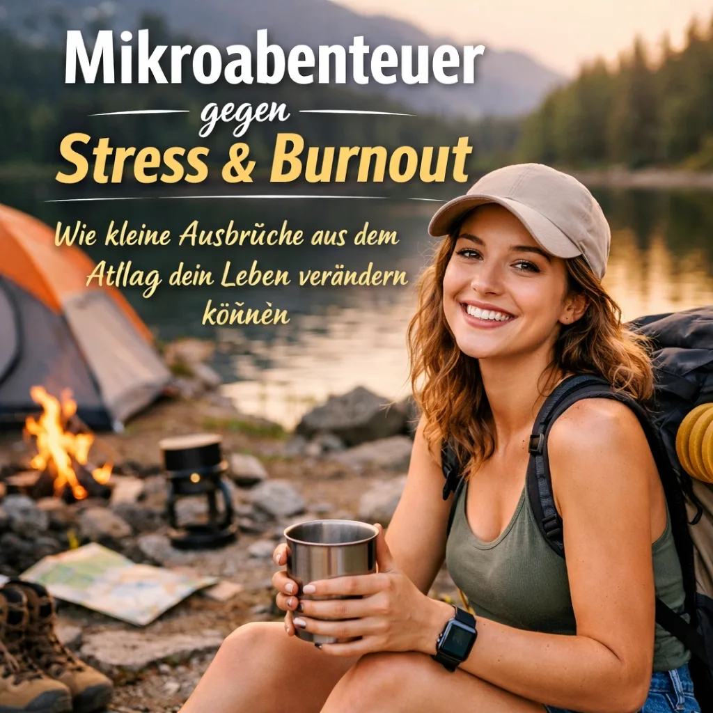 Mehr über den Artikel erfahren Mikroabenteuer gegen Stress und Burnout – wie kleine Ausbrüche aus dem Alltag dein Leben verändern können