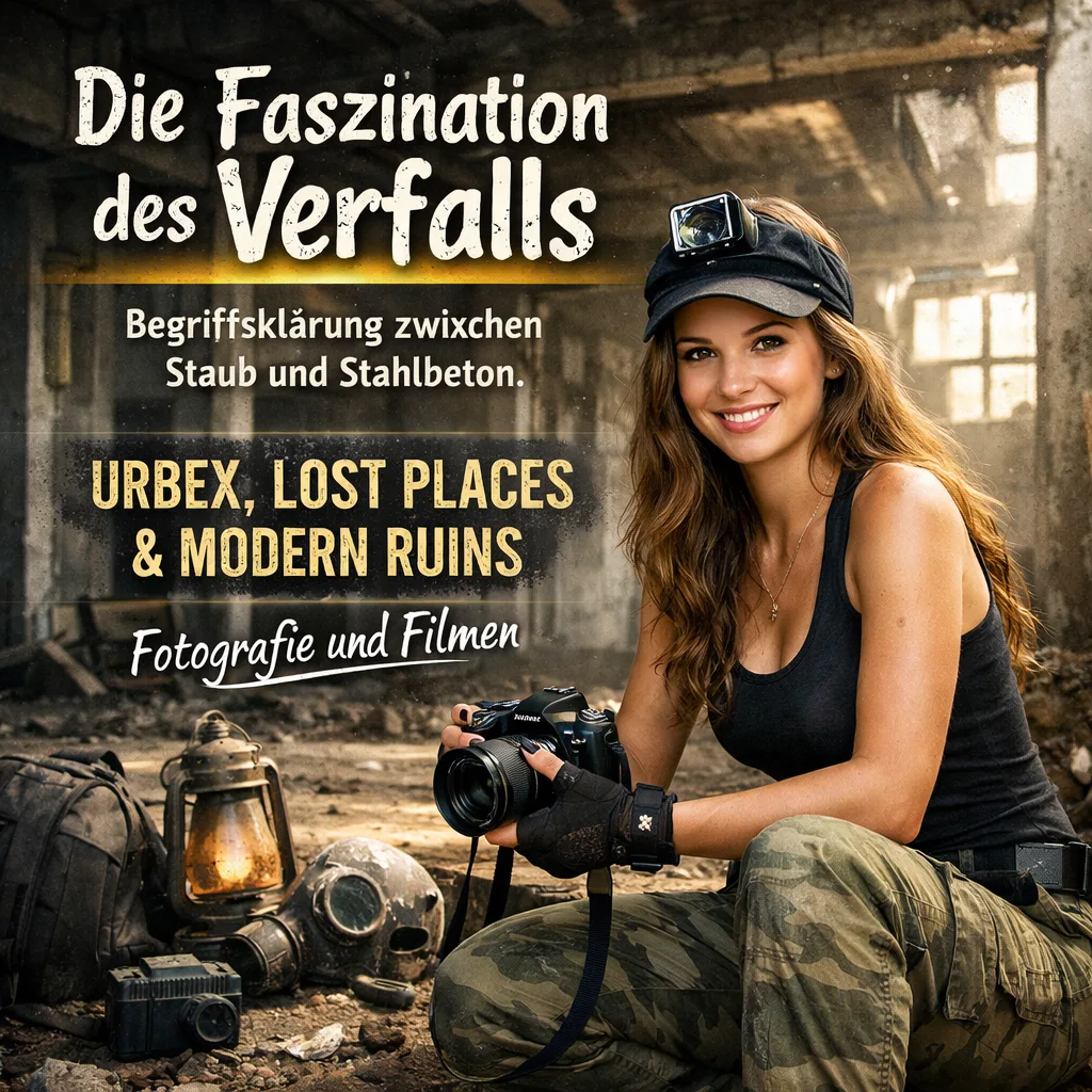 Die Faszination des Verfalls – Begriffsklärung zwischen Staub und Stahlbeton. Urbex, Lost Places und Modern Ruins – Fotografie und Filmen