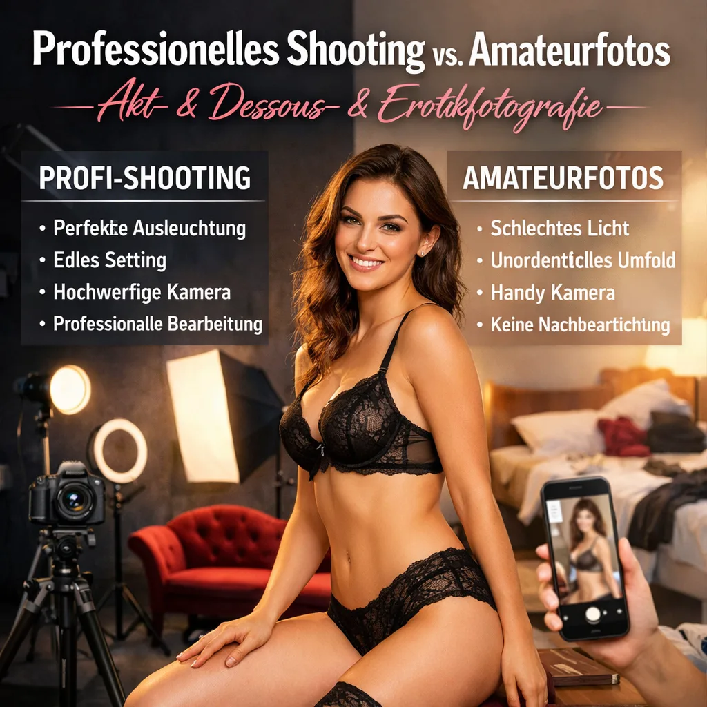 Akt- und Erotikfotografie: Warum der Unterschied zwischen professionellen Shootings und Amateurfotos größer ist, als viele denken