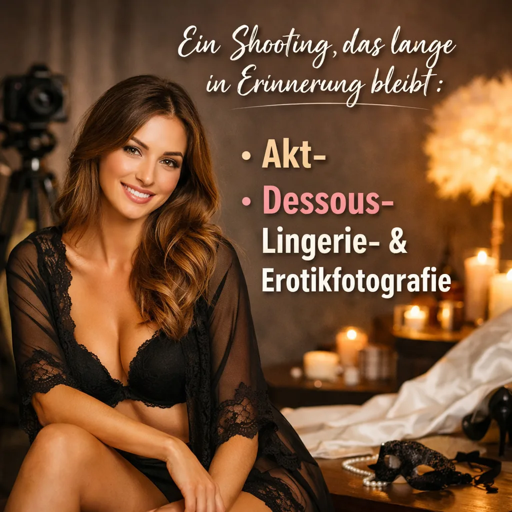 Mehr über den Artikel erfahren Ein Shooting, das lange in Erinnerung bleibt: Akt-, Dessous-, Lingerie- und Erotikfotografie