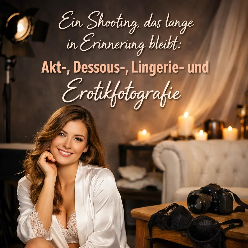 Ein Shooting, das lange in Erinnerung bleibt: Akt-, Dessous-, Lingerie- und Erotikfotografie
