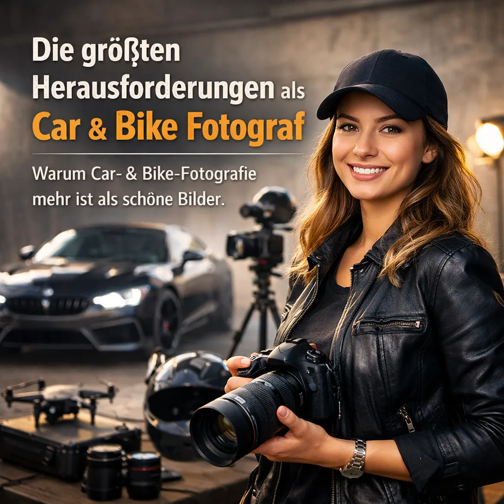 Mehr über den Artikel erfahren Die größten Herausforderungen als Car & Bike Fotograf. Warum Car- & Bike Fotografie mehr ist als schöne Bilder