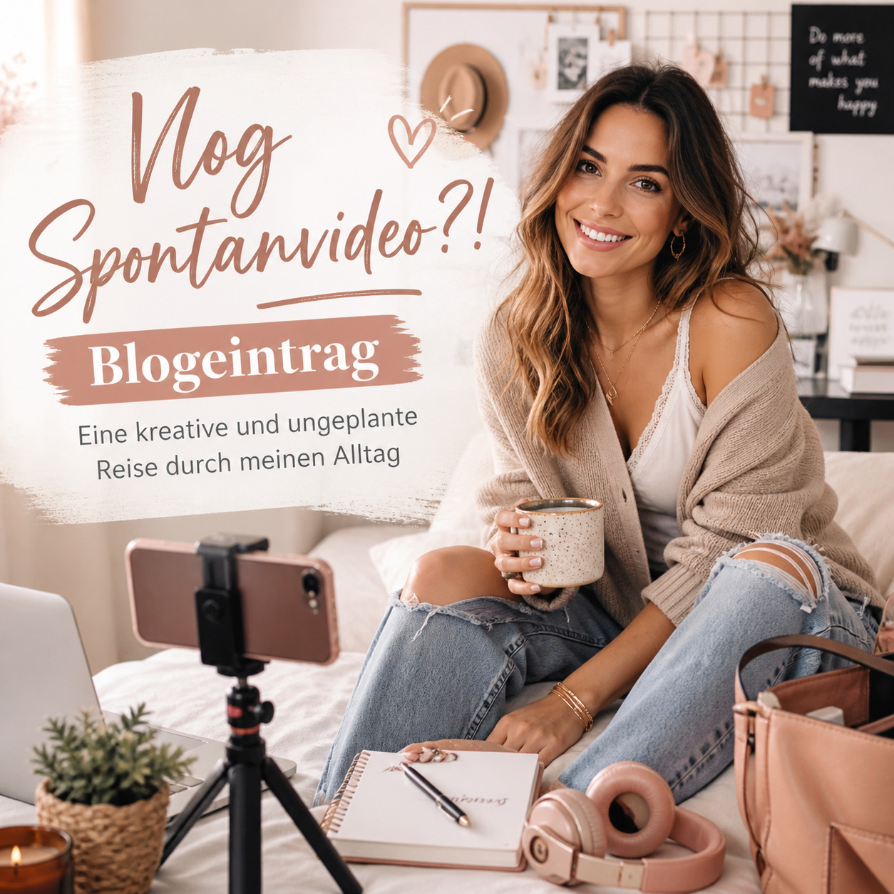 Mehr über den Artikel erfahren Vlog Spontanvideo?! Blogeintrag eine kreative und ungeplante Reise durch meinen Alltag