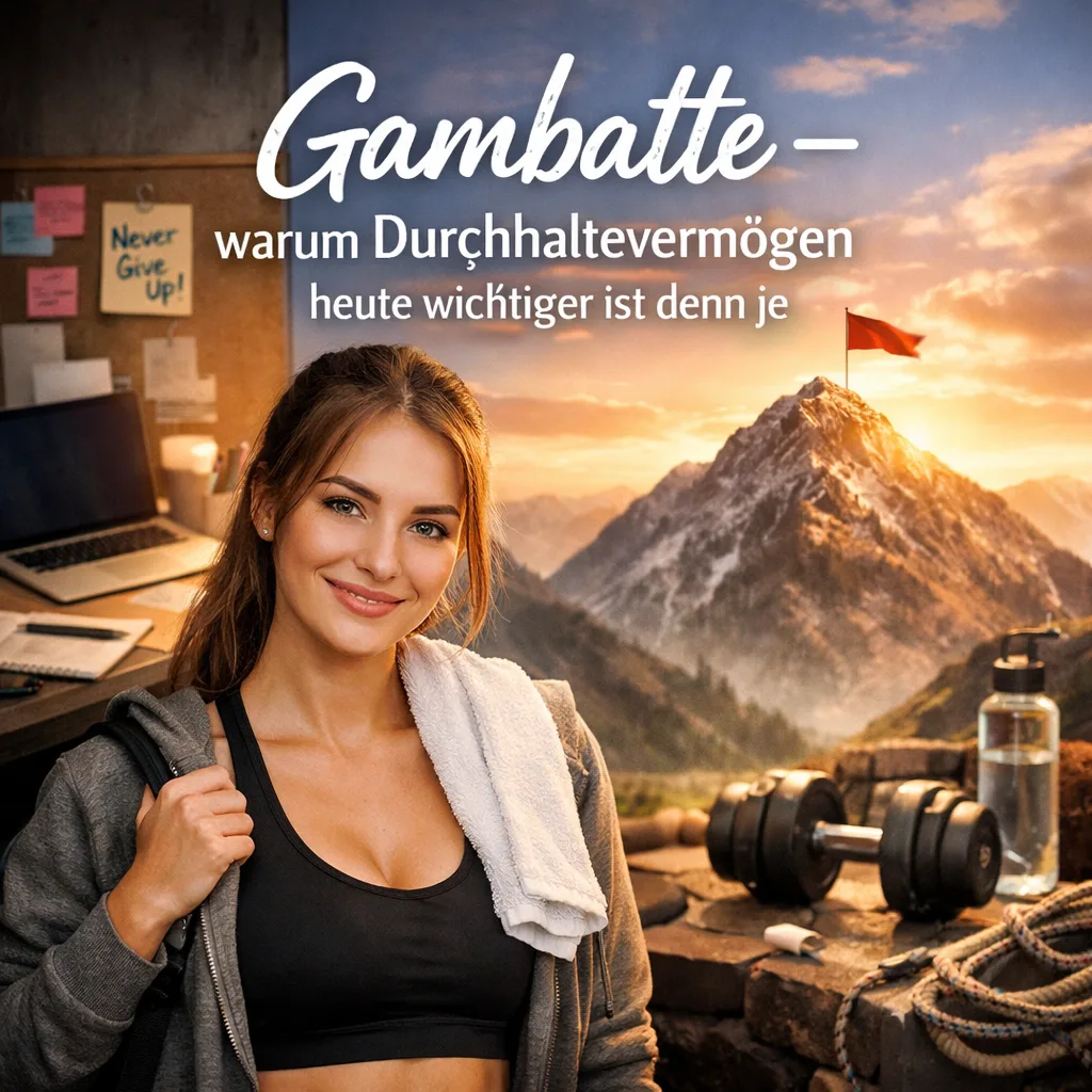 Gambatte – warum Durchhaltevermögen heute wichtiger ist denn je
