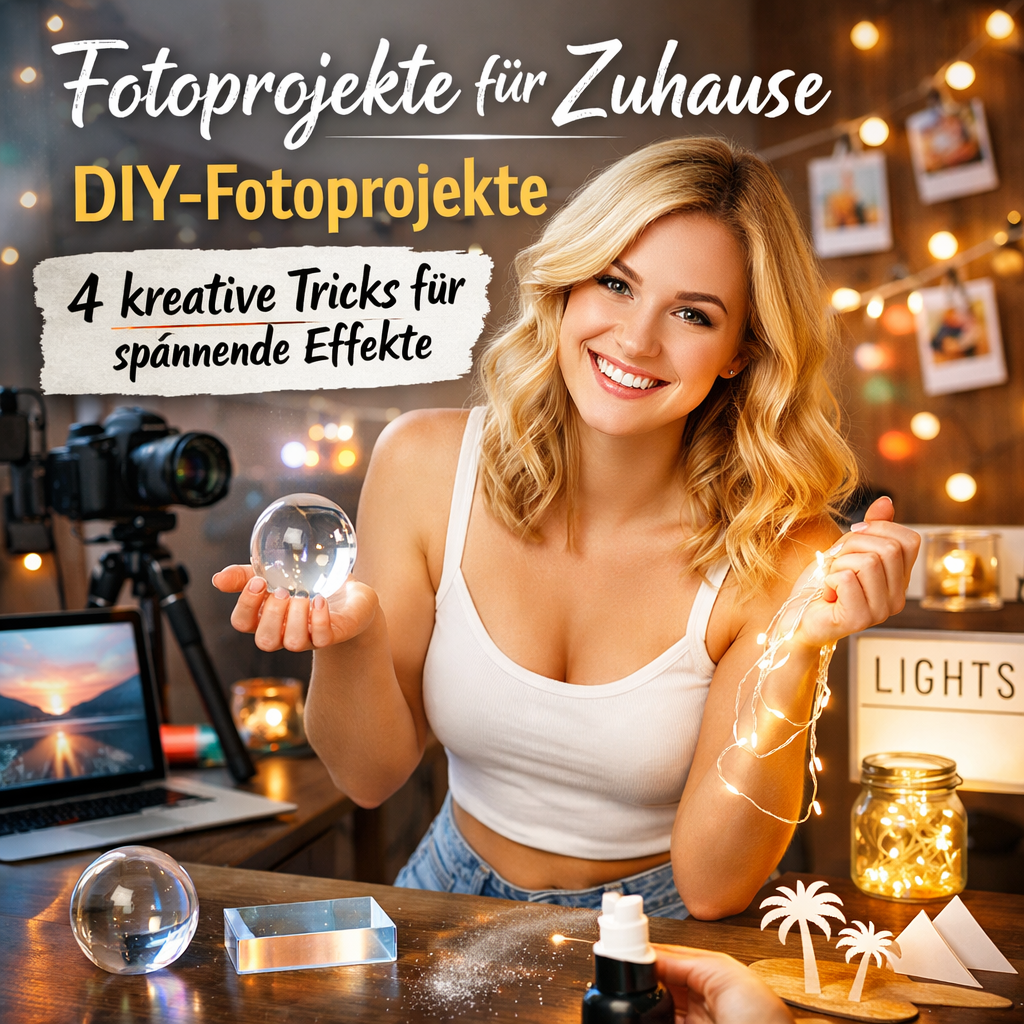 Fotoprojekte für Zuhause für DIY-Fotoprojekte inkl. 4 kreative Tricks für spannende Effekte