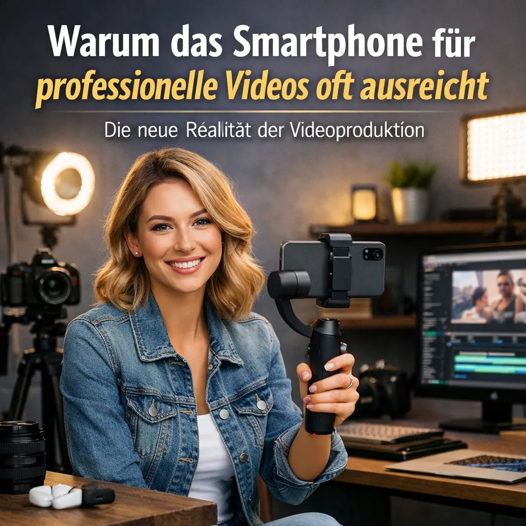 Warum das Smartphone für professionelle Videos oft ausreicht. Die neue Realität der Videoproduktion