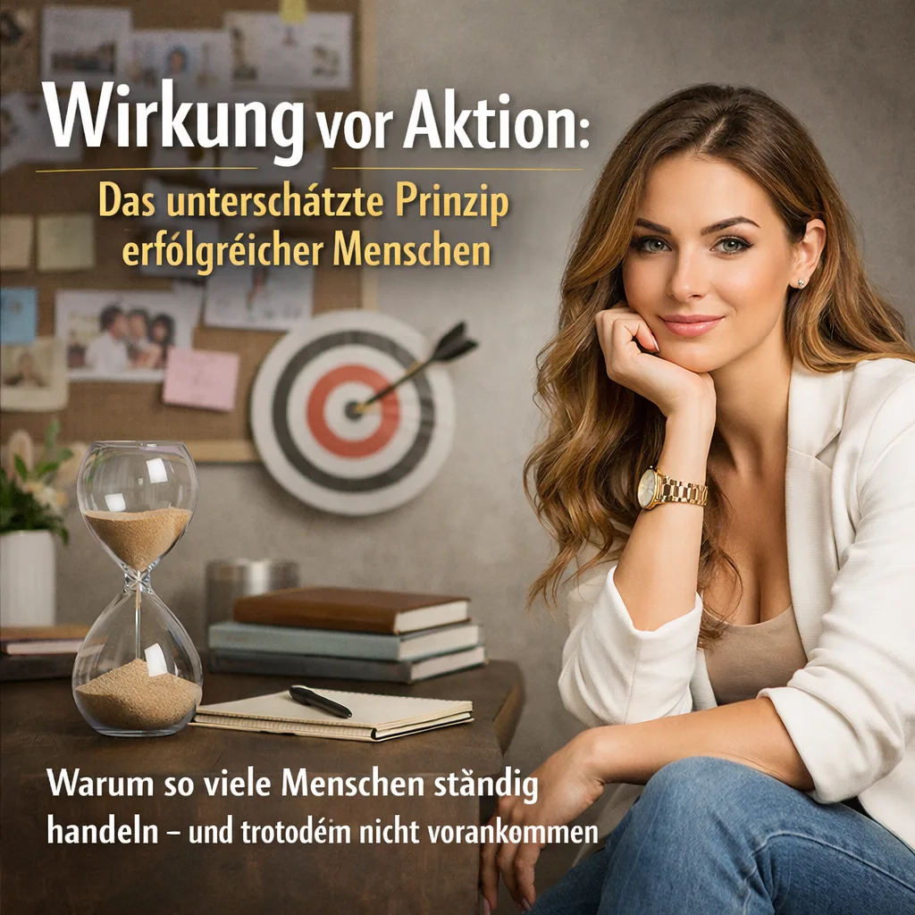 Mehr über den Artikel erfahren Wirkung vor Aktion: Das unterschätzte Prinzip erfolgreicher Menschen. Warum so viele Menschen ständig handeln – und trotzdem nicht vorankommen