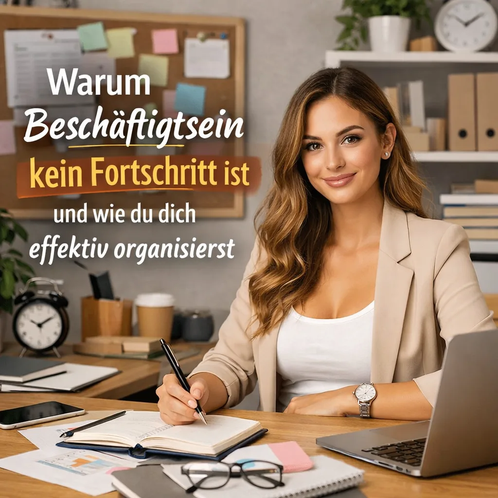 Warum Beschäftigtsein kein Fortschritt ist und wie du dich effektiv organisierst Warum Beschäftigtsein kein Fortschritt ist und wie du dich effektiv organisierst