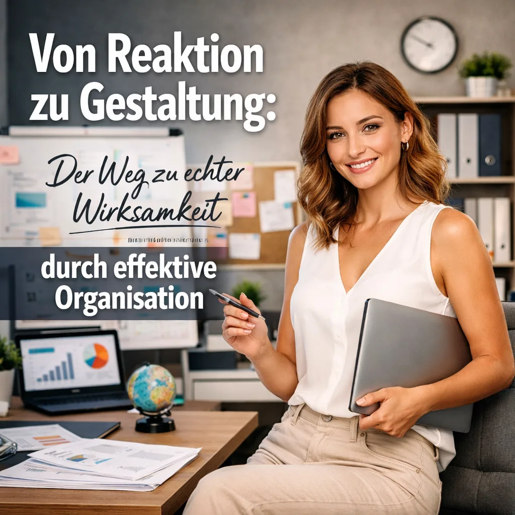 Mehr über den Artikel erfahren Von Reaktion zu Gestaltung: Der Weg zu echter Wirksamkeit durch effektive Organisation. Warum wir ständig beschäftigt sind, aber selten wirksam